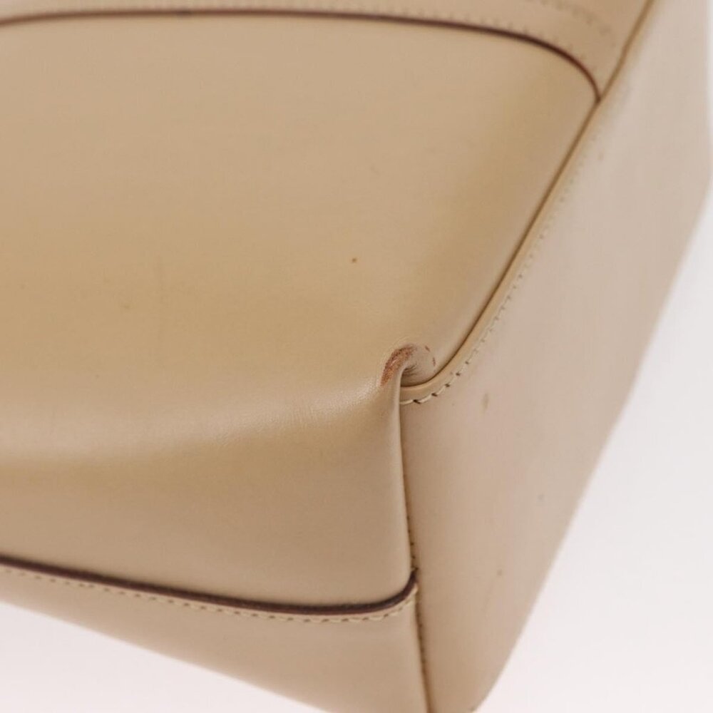 Authentic GUCCI Jackie Shoulder Bag Leather Beige Silver 001 3875 - Picture 5 of 16